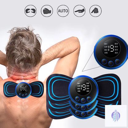 Say Goodbye to Neck Pain - Get Our Portable EMS Neck Massager Now!