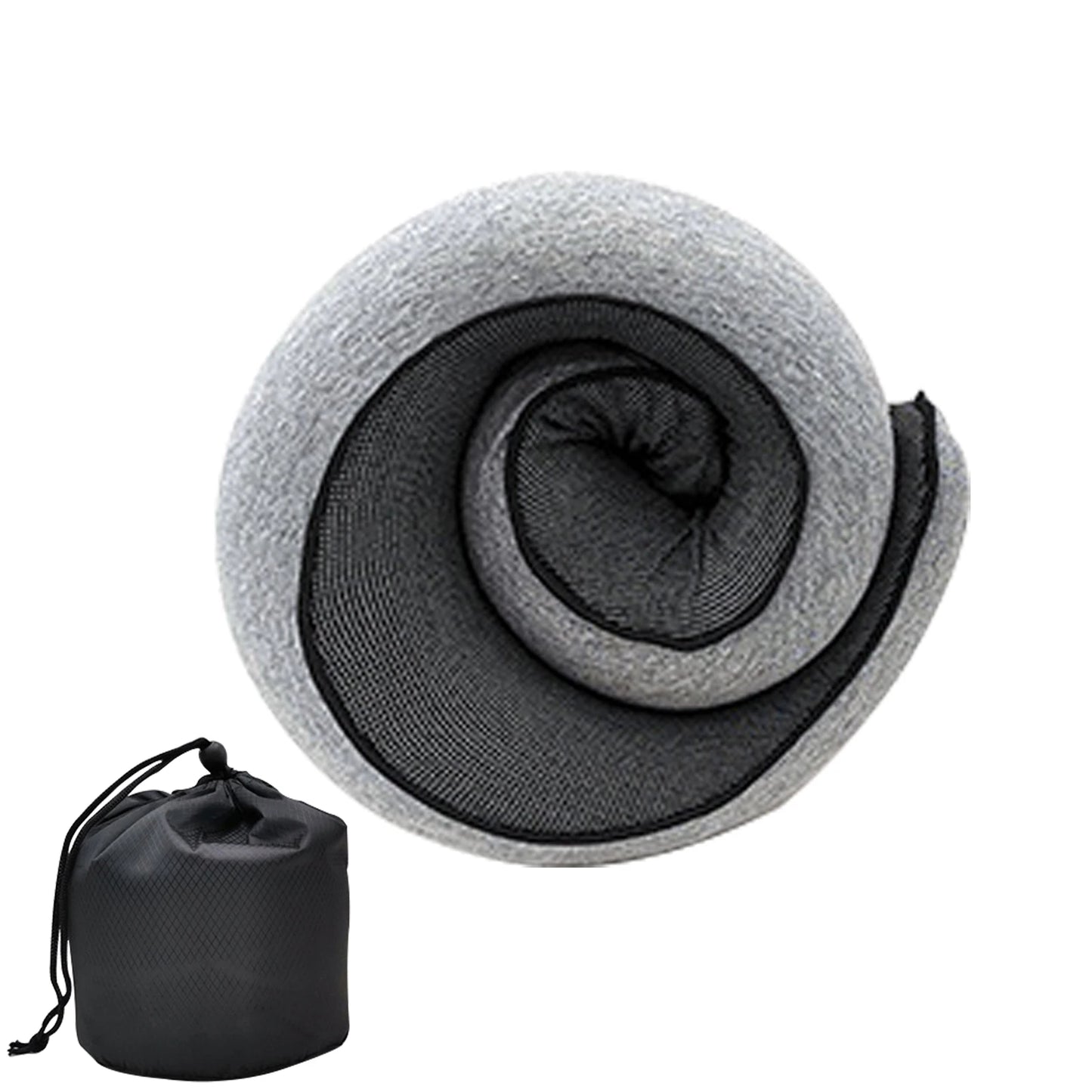 Memory Foam Travel Neck Pillow - Snail Style