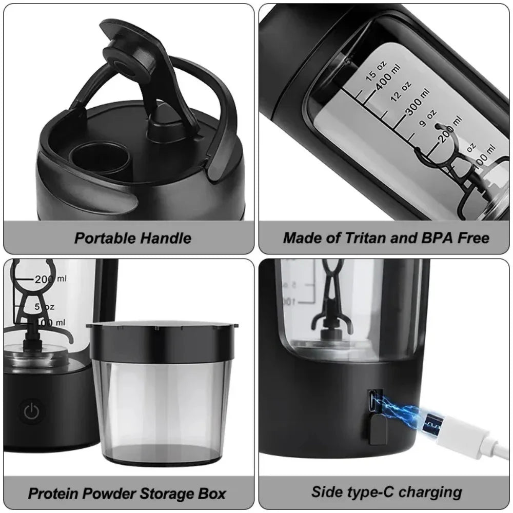 Portable Electric Protein Shaker 650ml