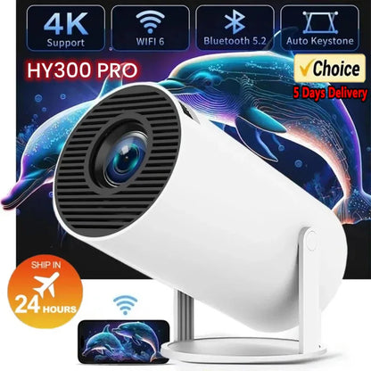 2024 New 4K Android 11 Home Cinema Projector