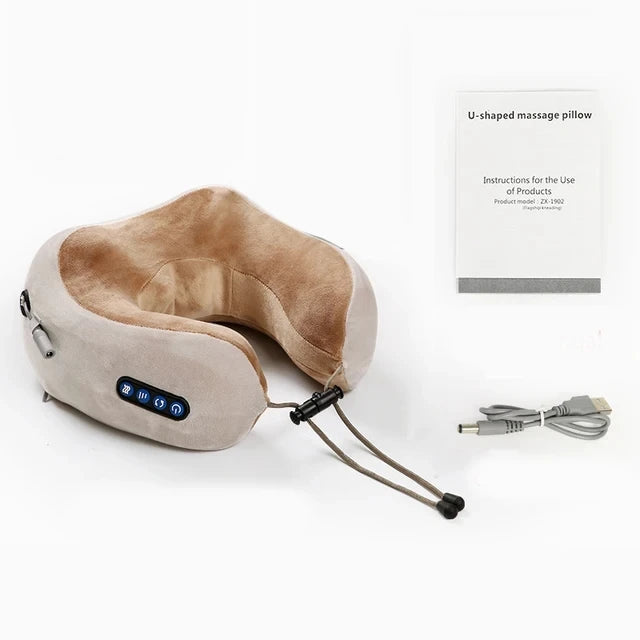 Heated U-Shaped Neck Massage Pillow