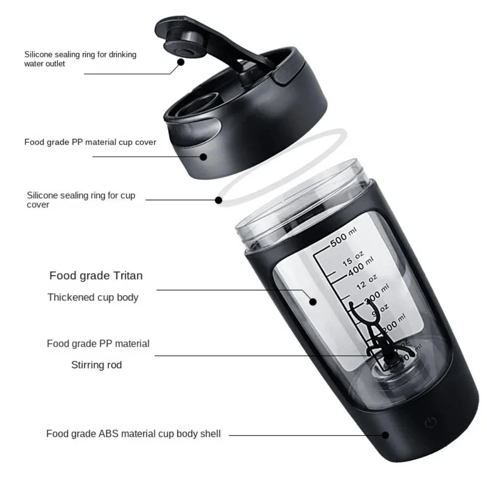 Portable Electric Protein Shaker 650ml