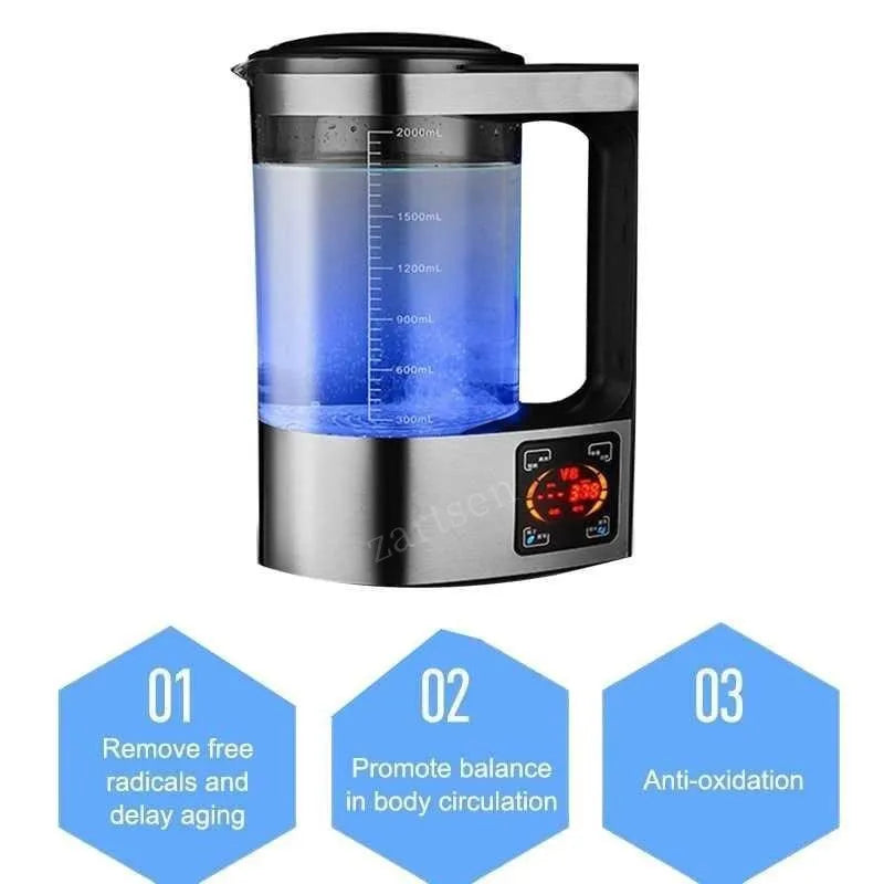 Rich Hydrogen Water Ionizer Bottle